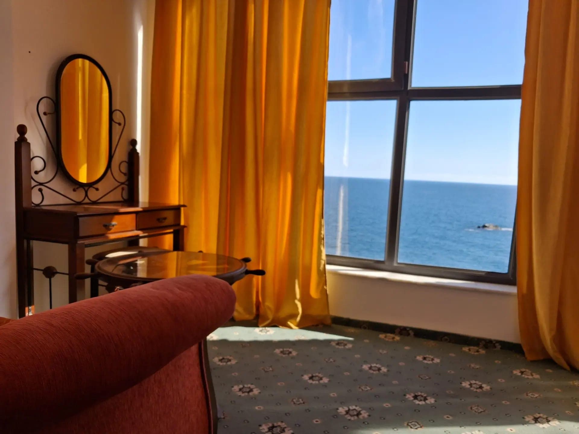 Black Sea view room at Hotel Korona, Crimea